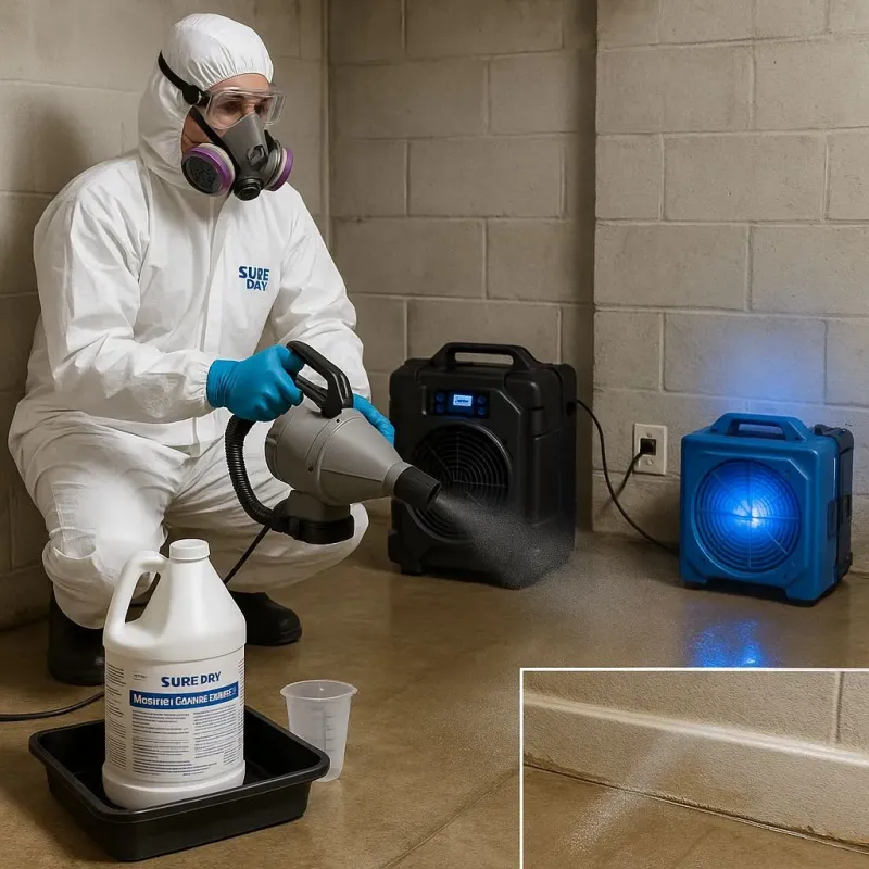 Sanitization and Odor Removal process in Baileys Crossroads, VA